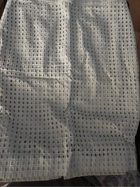 Ann Taylor Open Knit Lattice Square Eyelet Straight Skirt